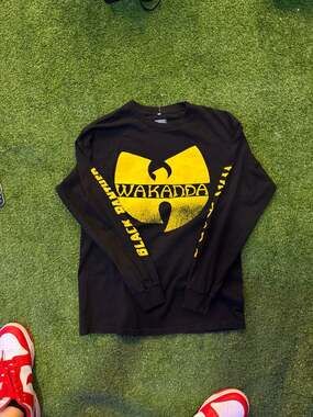 Marvel x Wu-Tang Black Panther Wakanda Long Sleeve Shirt